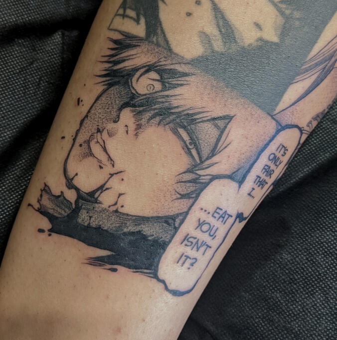 From "Tokyo Ghoul" by Ishida Sui. From "Tokyo Ghoul" by Ishida Sui.